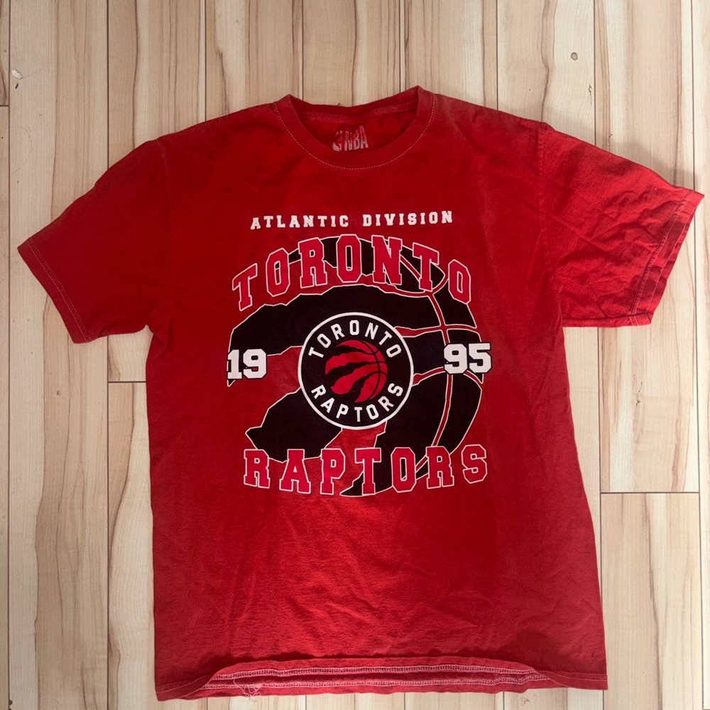 NBA Red Toronto Raptors Short Sleeve Tee